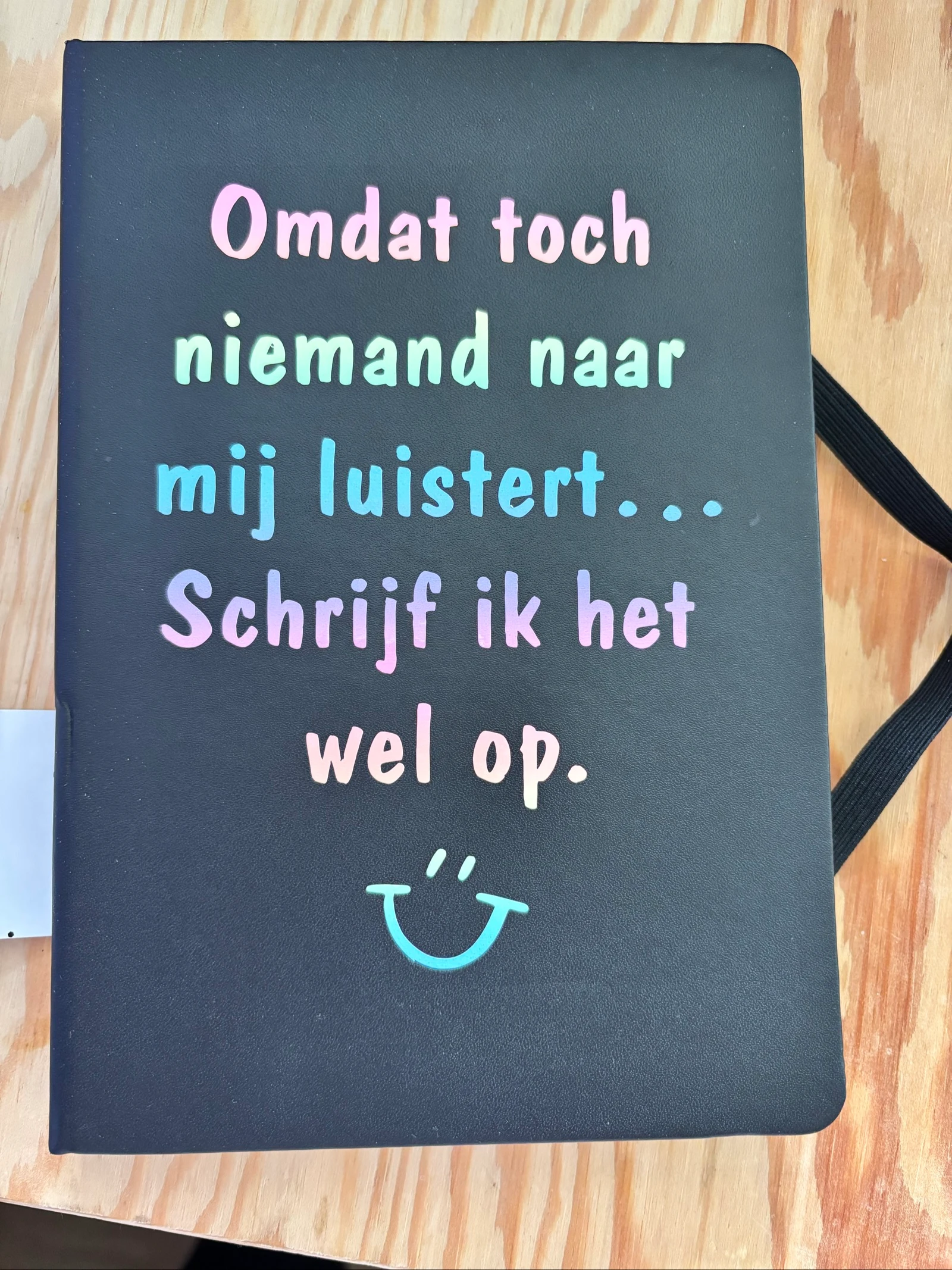 Omdat toch niemand naar mij luistert… schrijf ik het wel op. ✍️😉